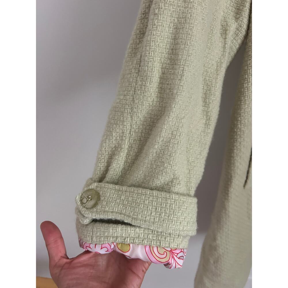 Vintage Marvin Richards Wool Blend Coat – Floral Lining – Women’s Large - Picture 4 of 8